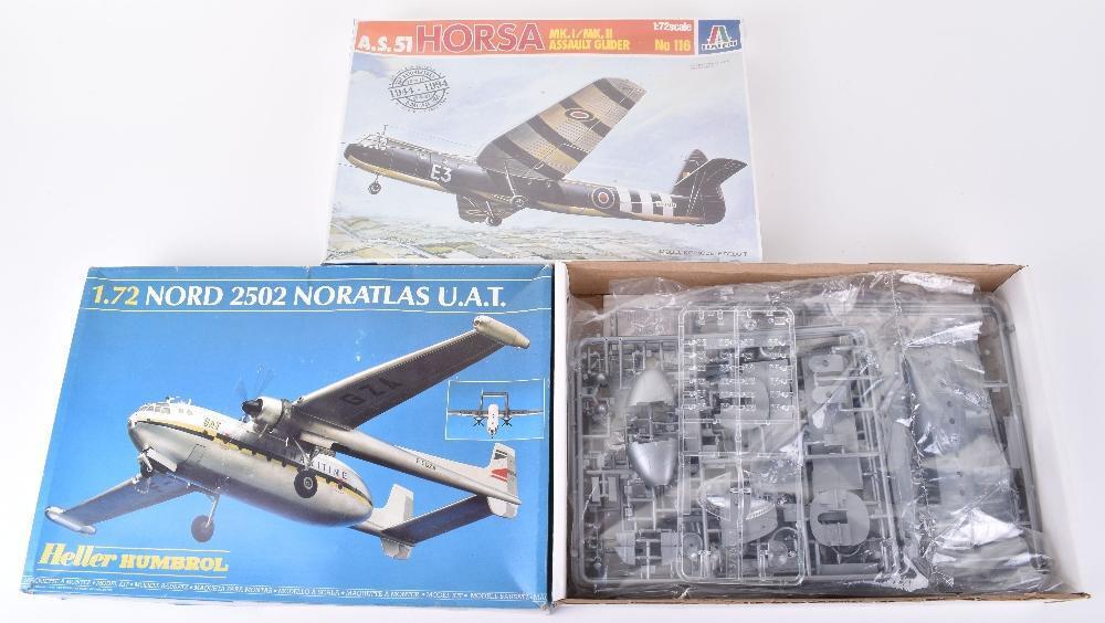 Two Plastic Kits Italeri A.S.51 Horsa Assault Glider