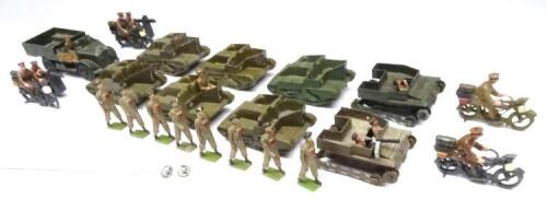 Britains six Bren Gun Carriers