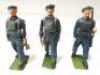 Britains mostly World War II, six Musicians in steel helmets - 2