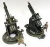 Britains two sets 1522, 4.5inch AA Guns - 5