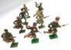 Britains World War I, mostly repainted Artillerymen - 4