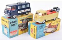 Two Boxed Corgi Toys 464 Commer Police Van