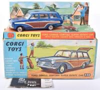 Corgi Toys boxed 440 Ford Consul Cortina Super Estate with golfer and caddie