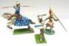 Frederick Ping Heraldic Miniature knights from Courtenay moulds