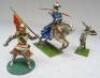 Frederick Ping Heraldic Miniature knights from Courtenay moulds - 4