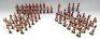 Soldiers Soldiers Line Infantry Band at attention
