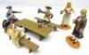 Replica six recast mounted Britains Knights of Agincourt - 3
