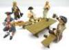 Replica six recast mounted Britains Knights of Agincourt - 4