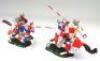 Replica six recast mounted Britains Knights of Agincourt - 6
