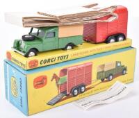 Corgi Toys Gift Set No 2 Land-Rover with Rice’s Pony Trailer and Pony