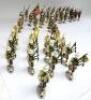 Britains Highlanders in khaki foreign service dress marching - 3