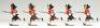 Britains repainted Highlanders charging - 5