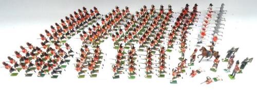 Britains repainted Highlanders charging