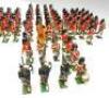 Britains and other repainted Gordon Highlanders marching - 3