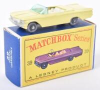 Matchbox Lesney Series Regular Wheels 39b Pontiac Convertible