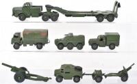 Small Quantity of Unboxed Military Dinky Toys