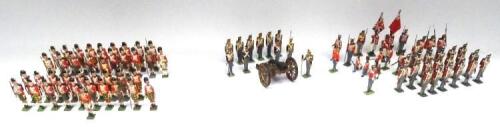 Britains Waterloo Infantry, Gordon Highlanders and Artillery