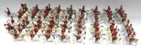 Britains repainted Royal Scots Greys with twenty-one piece mounted Band