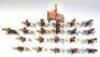 Britains repainted Royal Scots Greys with twenty-one piece mounted Band - 2
