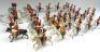 Britains repainted Royal Scots Greys with twenty-one piece mounted Band - 4