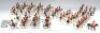 Britains repainted Royal Scots Greys with thirteen piece recast mounted Band