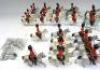 Britains repainted Royal Scots Greys with thirteen piece recast mounted Band - 5
