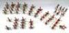 Britains repainted Royal Scots Greys with thirteen piece recast mounted Band - 6