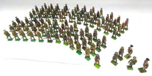 British repainted Infantry in steel helmets from set 195