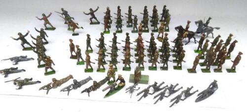 British repainted Infantry in peak caps from set 160
