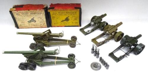 Britains, two sets 2064, 155mm Guns
