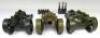 Britains, two sets 2064, 155mm Guns - 4