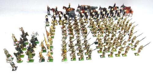 Britains repainted Gordon Highlanders marching