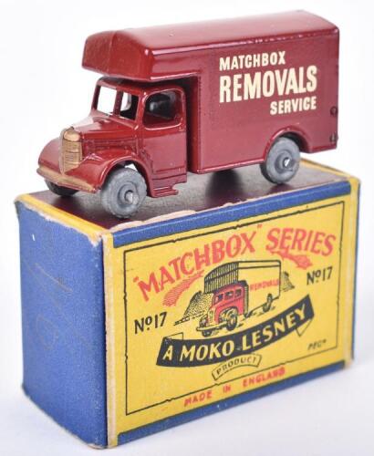 Matchbox Moko Lesney 17a Bedford Removals Van