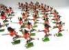 Britains from sets 88 and 2062, repainted Seaforth Highlanders charging - 4