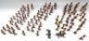 Britains from sets 88 and 2062, repainted Seaforth Highlanders charging - 2