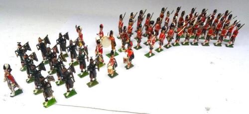 Britains from set 112, Seaforths marching