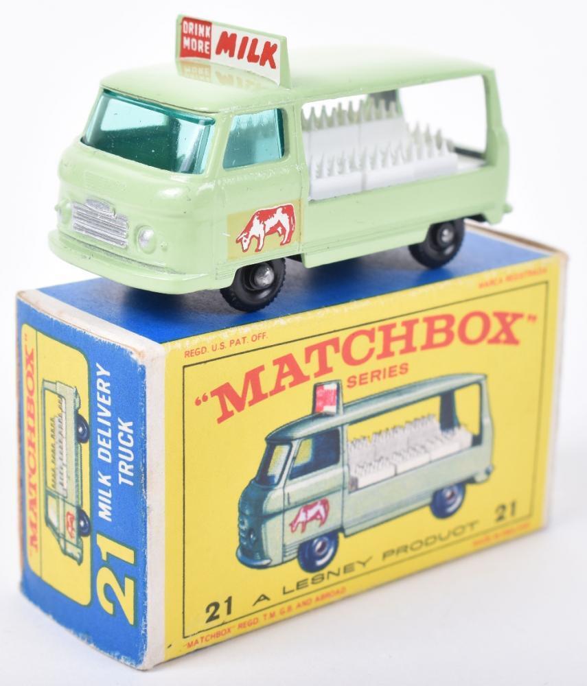 Matchbox Lesney Series Regular Wheels 21c Commer Milk Delivery Truck