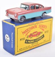 Matchbox Moko Lesney Scarce 22b Vauxhall Cresta