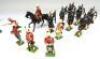 Britains repainted Black Watch, Camerons and three Seaforth Highlanders firing - 5