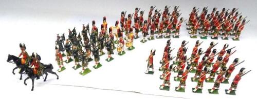 Britains repainted Gordon Highlanders marching