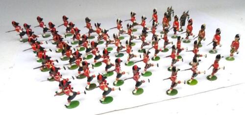 Britains repainted oval base Highlanders