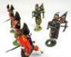 Britains repainted oval base Highlanders - 4