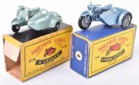 Two Matchbox Regular Wheel Boxed Models