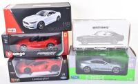 Five Boxed 1:18 Scale Model cars