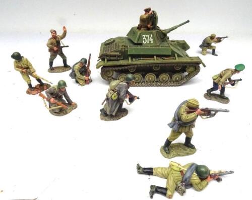 King and Country World War II Russian T70 Tank