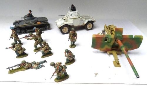 King and Country World War II German Normandy series Fallschirmjagers