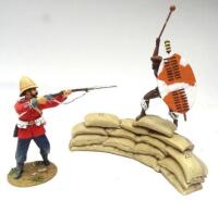 Britains matte series Zulu Wars set 20030 "Breaching the Wall"