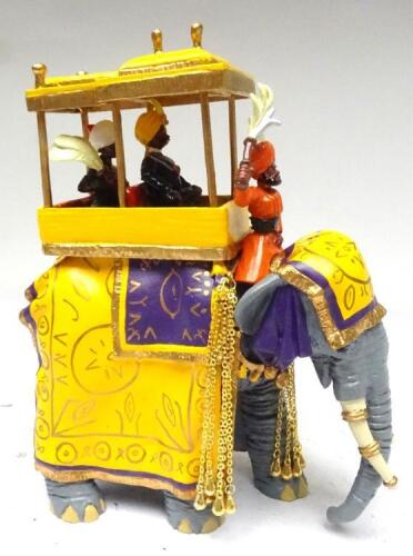 Britains Delhi Durbar set 40186 The State Elephant of the Nizam of Hyderabad