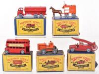 Five Matchbox Moko Lesney Regular Wheel Models