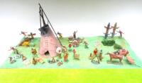 Diorama of a North American Indian Camp